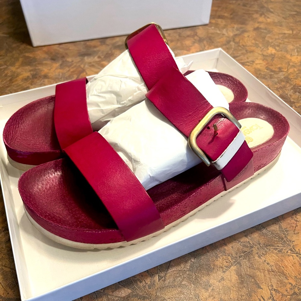 𝅺WOMEN'S TakeMe Leather Sandals Made in Spain size 41